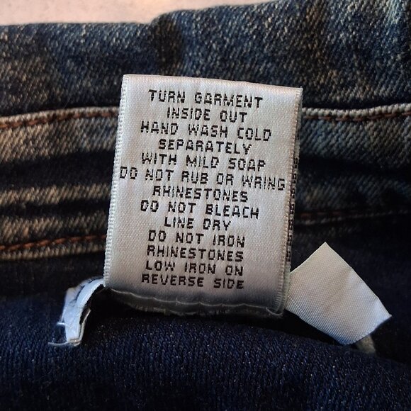 Back In The Saddle Blue Denim Vest Women's Size 2X - Picture 16 of 16